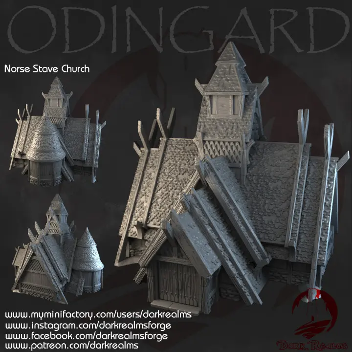 Dark realms - Odingard - Eglise (28mm)