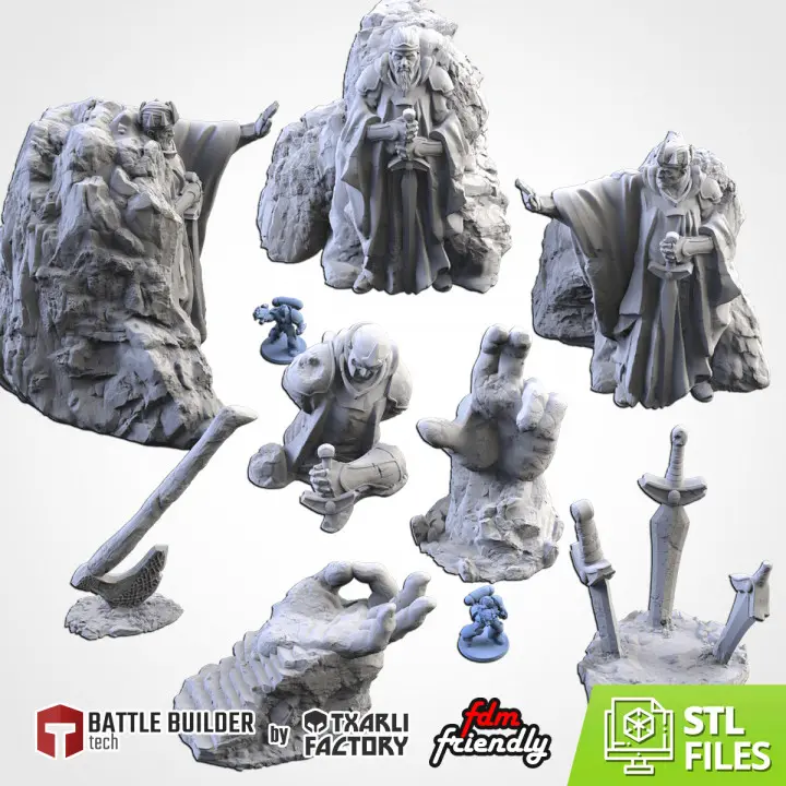 Txarli - Décors Fantasy - terre du milieu II (Style 1, 28mm)