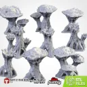 Txarli - Décors Science Fiction - Arbres Xenos