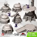 Txarli - Décors Science Fiction - Batiments Xenos 04