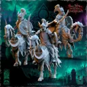 The Beholder miniatures- Vampires - Gardes montés arme de base boucliers