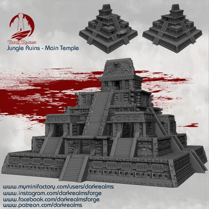 Dark realms - Jungle -Temple principal (28mm)