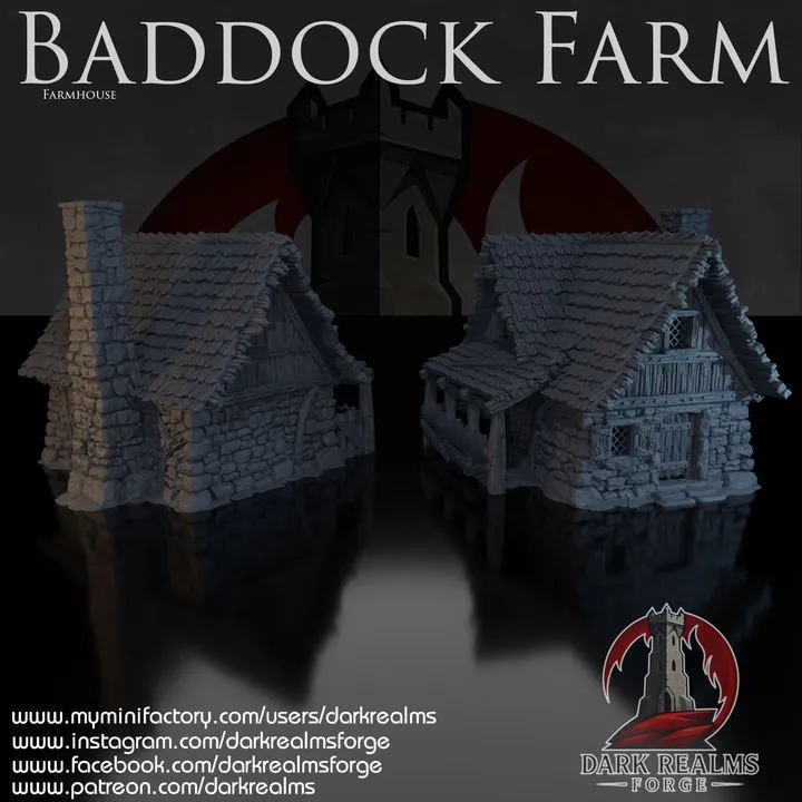 Dark realms - Baddock farm - Ferme (28mm)