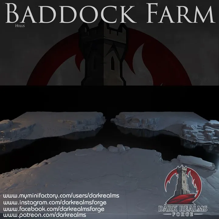Dark realms - Baddock farm - Colline 1 (28mm)
