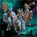 The Beholder miniatures- Vampires - Gardes montés Etat major complet