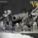 Highlands Miniatures - Artillerie naine - Canon