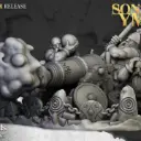 Highlands Miniatures - Artillerie naine - Canon déployé