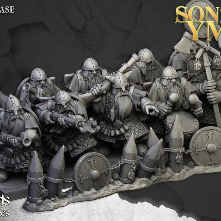 Highlands Miniatures - Unité de tireurs d'élite nains