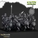 Highlands Miniatures - Gobelins des steppes montés sur loups