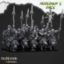 Highlands Miniatures - Orcs sauvages montés