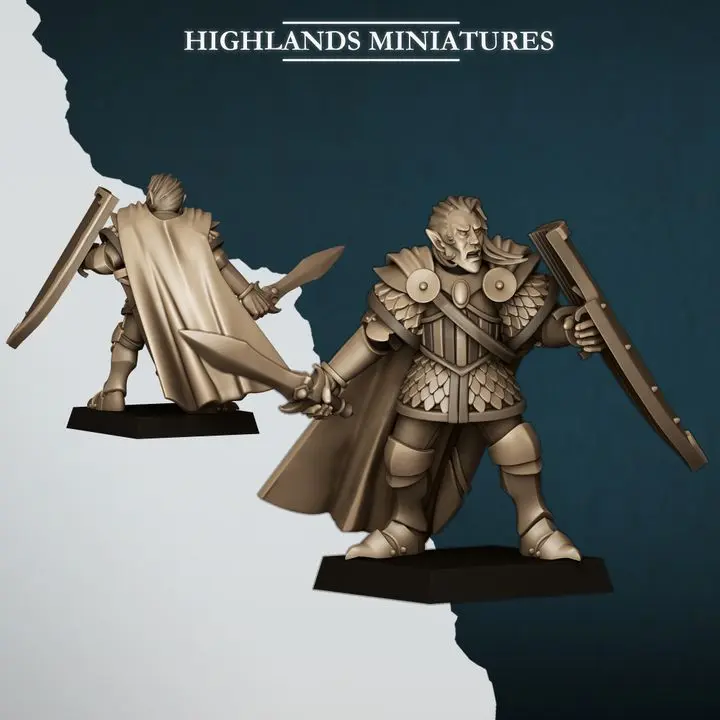 Highlands Miniatures - Prince haut elfe à pied