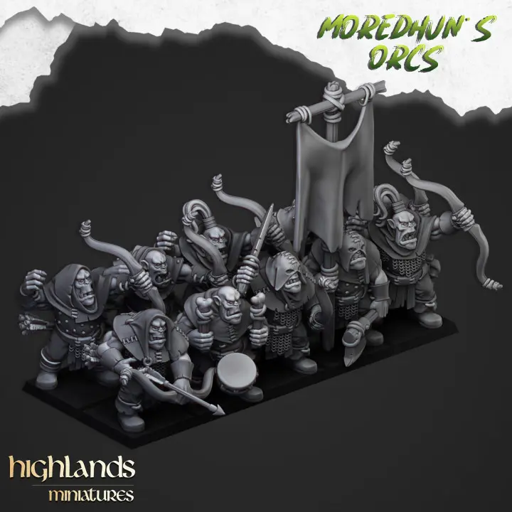 Highlands Miniatures - Archers orcs