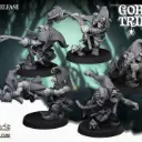 Highlands Miniatures - Gobelins nocturnes lanceurs de pierres