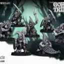 Highlands Miniatures - Gobelin nocturnes armes de base et boucliers