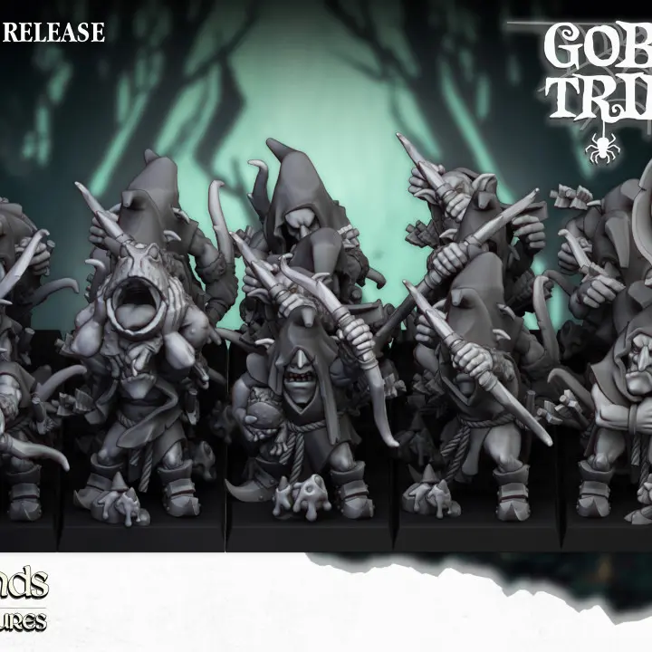 Highlands Miniatures - Gobelin nocturnes Archers