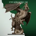 Highlands Miniatures - Elfes des bois - Seigneur sur dragon des forêts