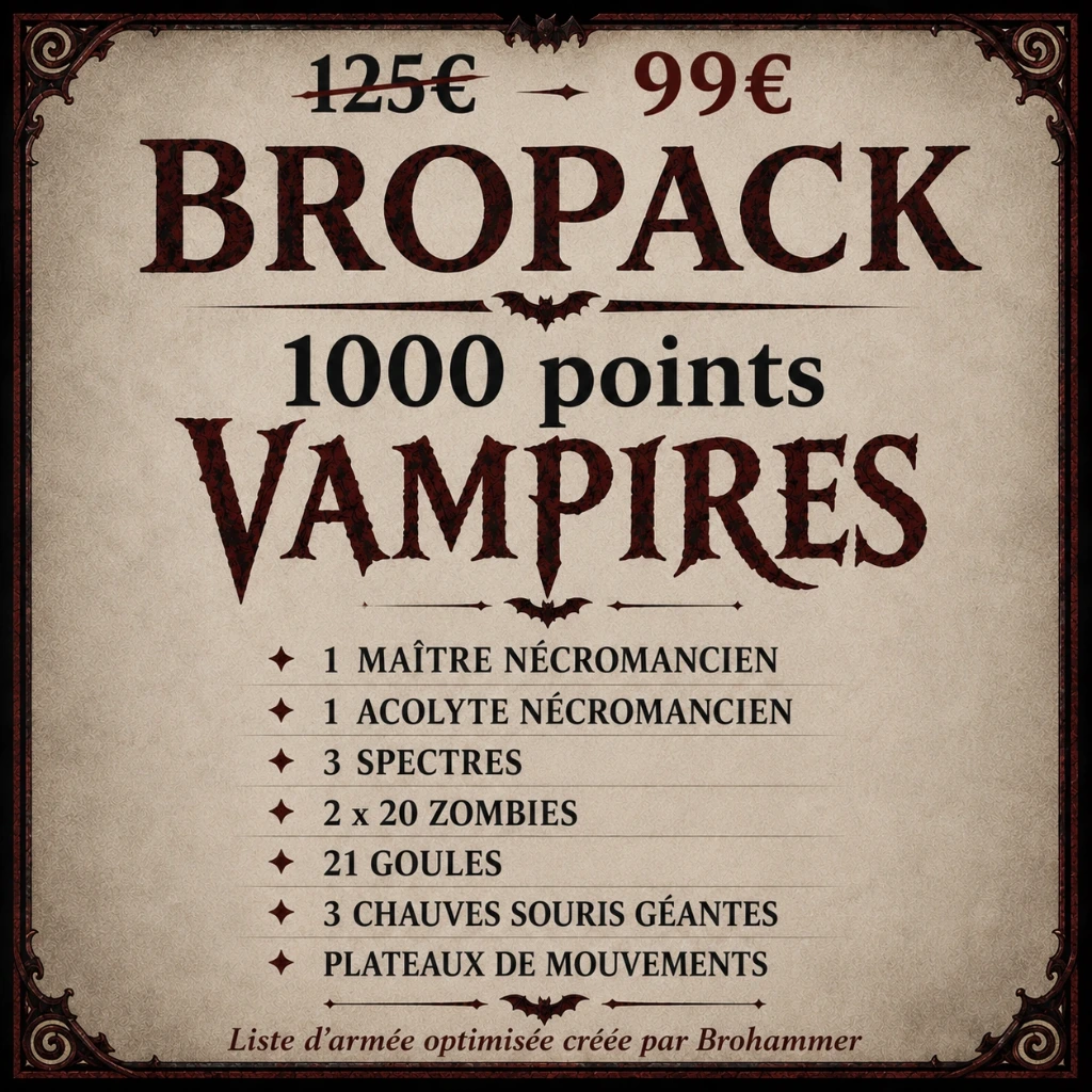 BROPACK VAMPIRES 1000 POINTS (28mm)