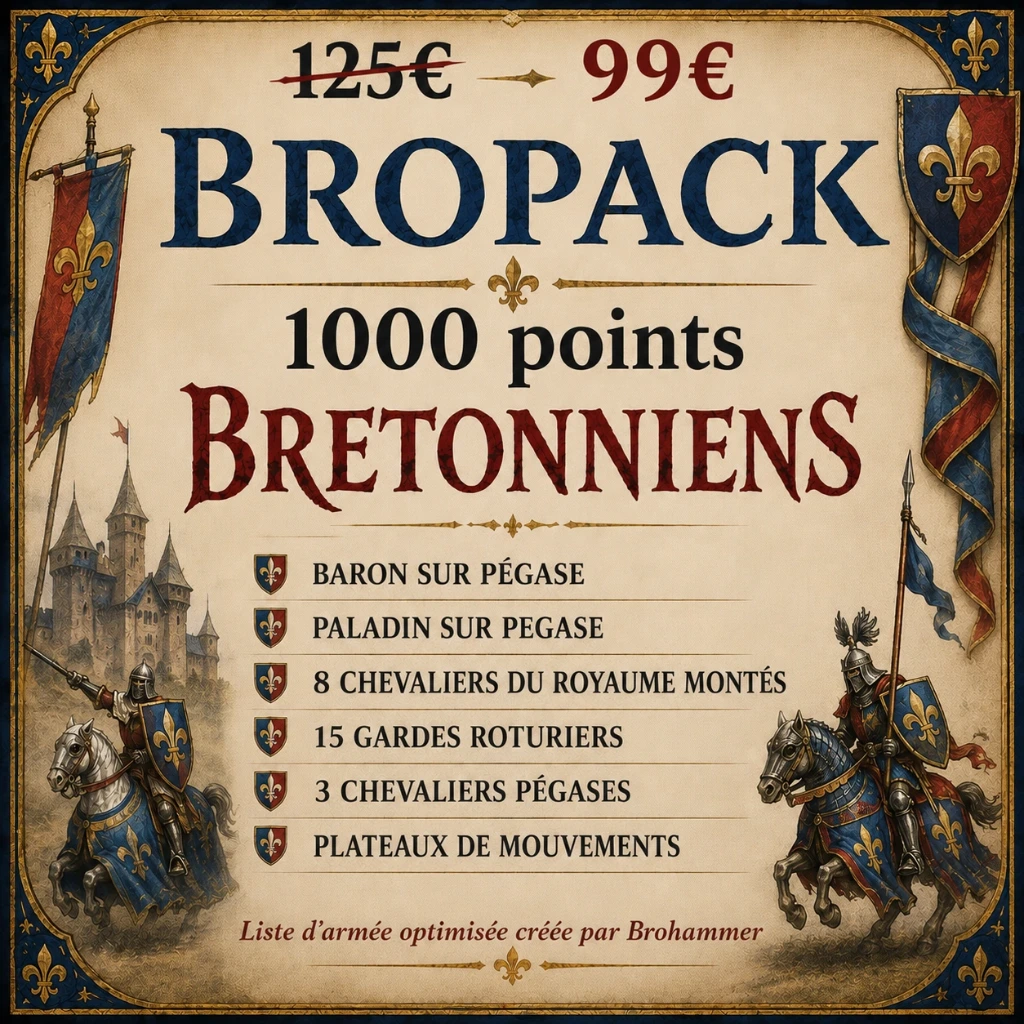 BROPACK BRETONS 1000 POINTS (Exilés) (28mm)
