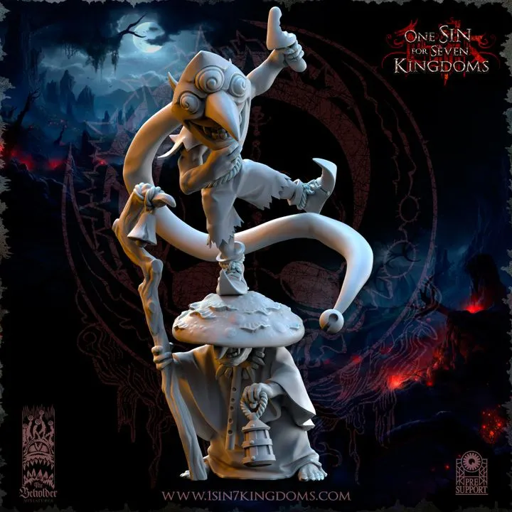 The Beholder miniatures- Gobelins - Sorcier 3
