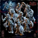 The Beholder miniatures- Gobelins - Guerriers gobelins désertiques armes de base et boucliers
