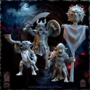 The Beholder miniatures- Gobelins - Etat major complet gobelins désertiques