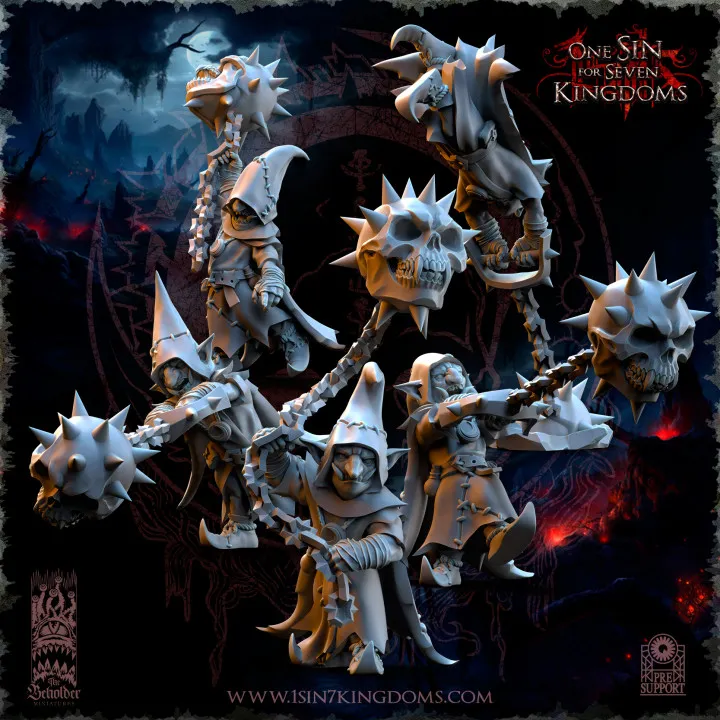 The Beholder miniatures- Gobelins - Tourneurs fou X5