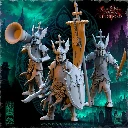 The Beholder miniatures- Vampires - gardes des cryptes Etat major complet