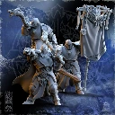 The Beholder miniatures- Stormwolves -  Guerriers Etat major complet