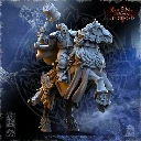 The Beholder miniatures- Stormwolves -  Commandant sur destrier