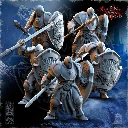 The Beholder miniatures- Stormwolves - Guerriers lances boucliers