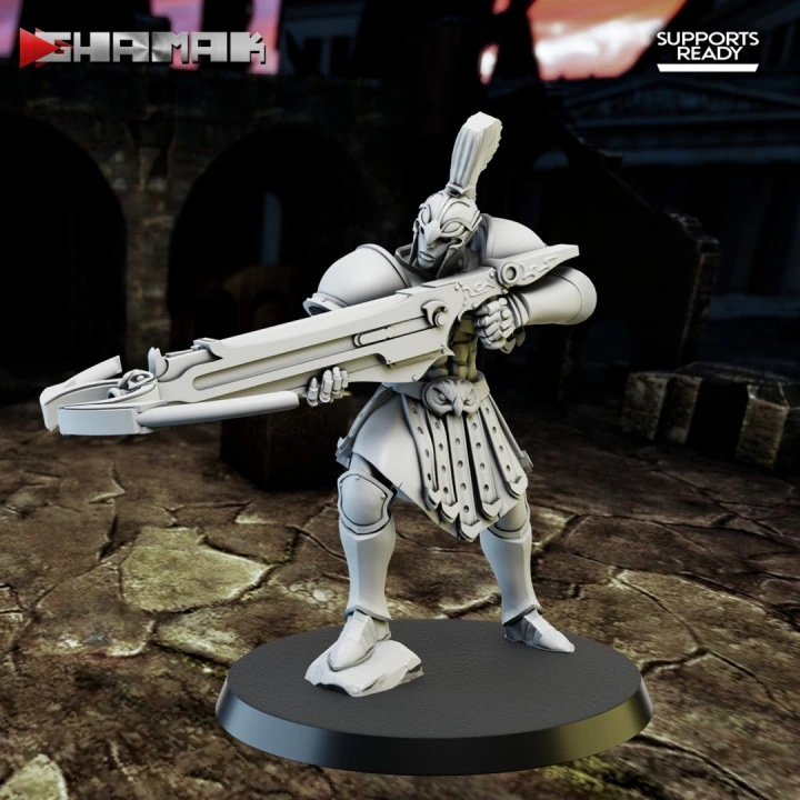 Ghamak - Spartans - Arbalétrier lourd 3 (Socle carré, 28mm)