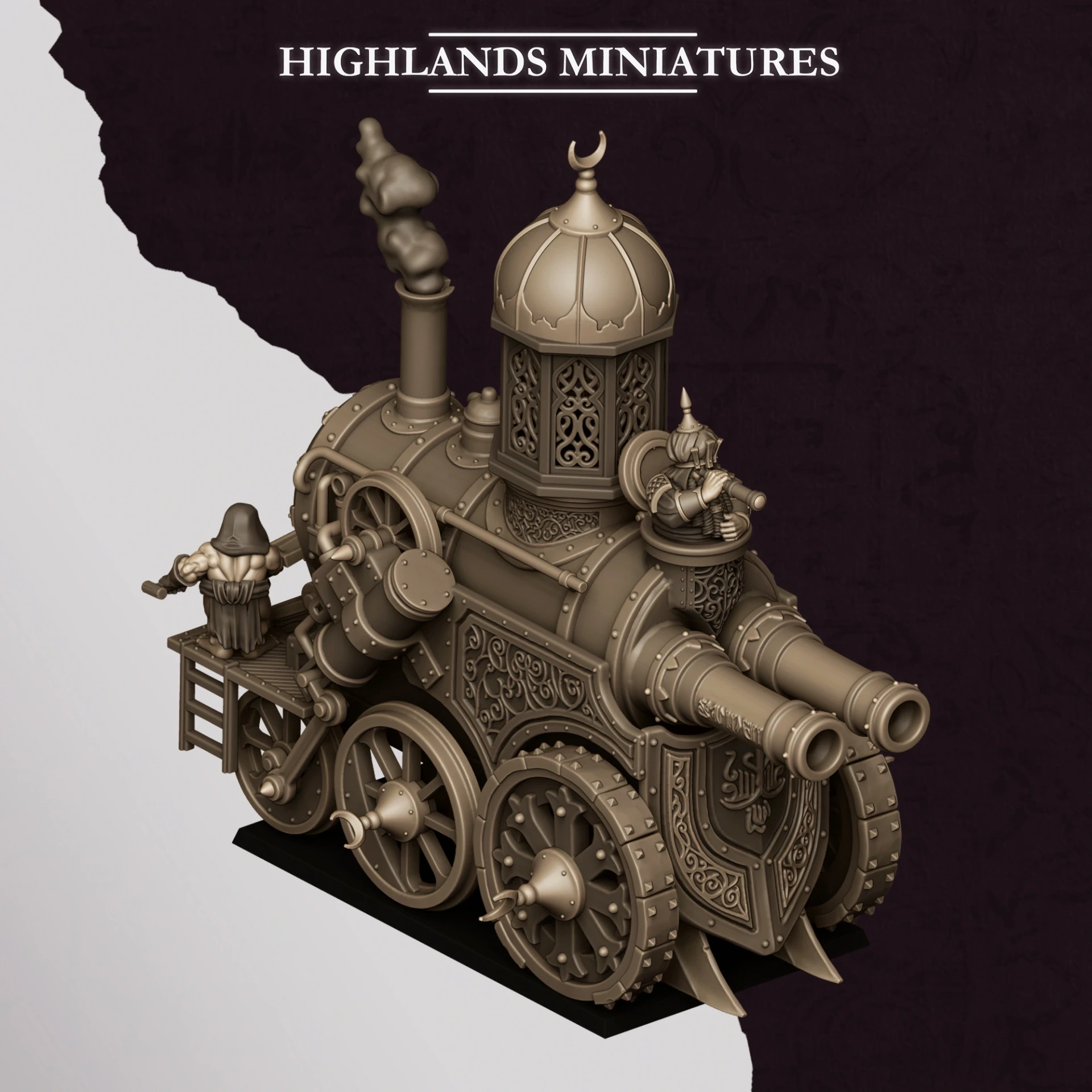 Highlands Miniatures - Nains corrompus - Machine de fer