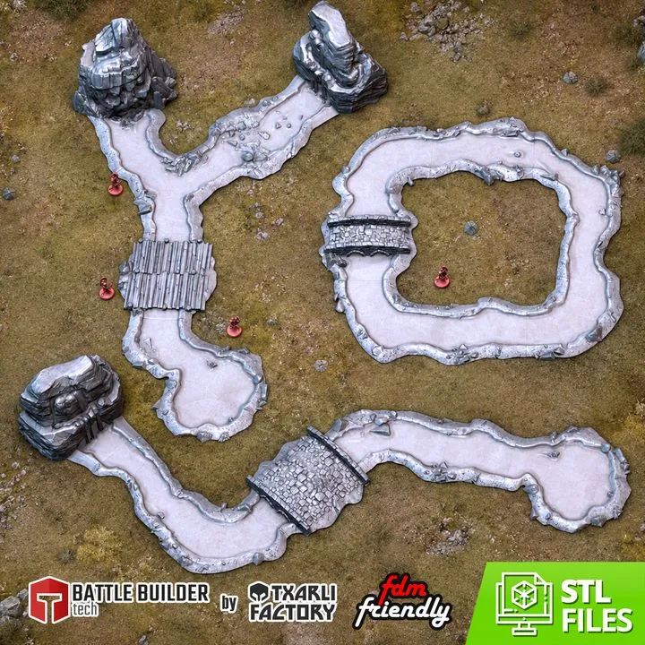 Txarli - Décors Fantasy - Rivières modulaires