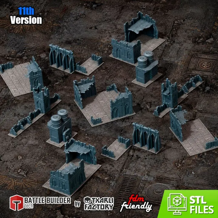 Txarli - Décors SF - Table V11 complète