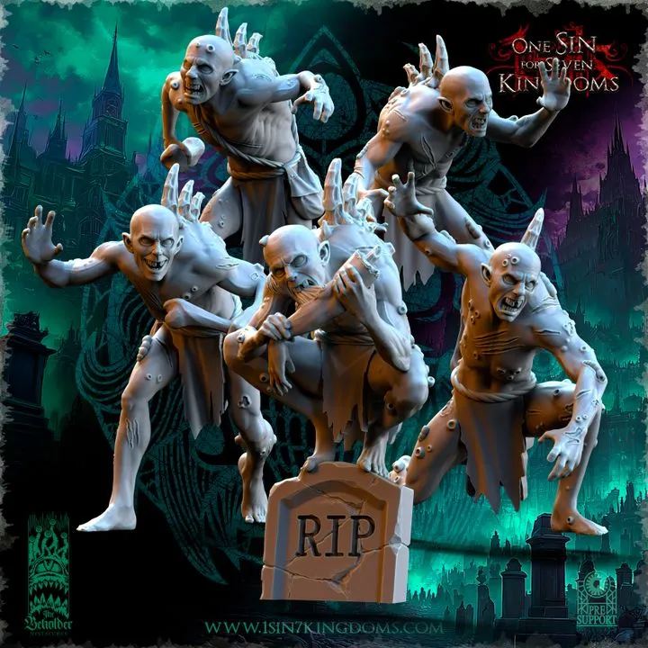 The Beholder miniatures- Vampires - Goules