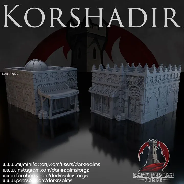 Dark realms - Korshadir - Batiment 2 (28mm, Style 1)