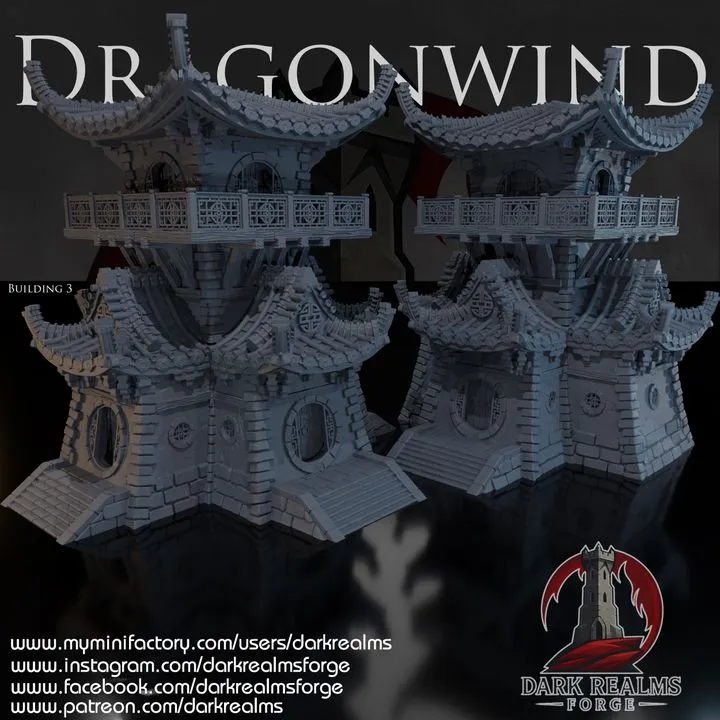 Dark realms - Dragonwind - Batiment 3 (28mm)