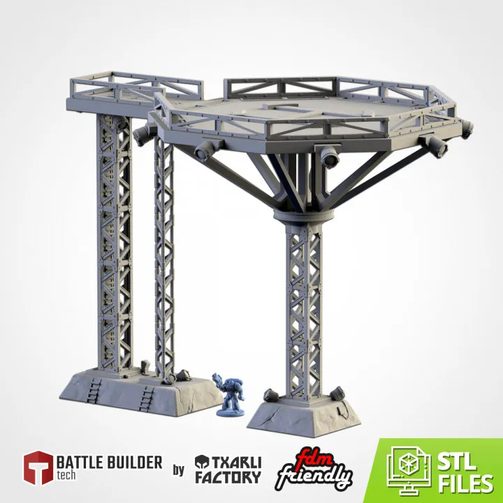 Txarli - Décors SF - Heliport