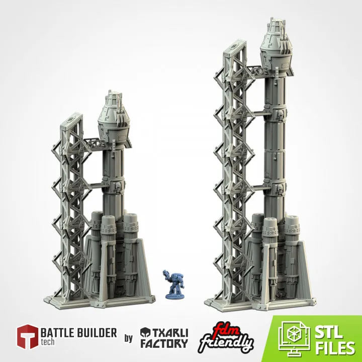 Txarli - Décors SF - Fusée (modulaire)