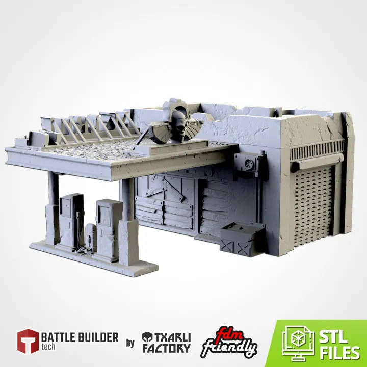 Txarli - Décors SF - Station Service (28mm)