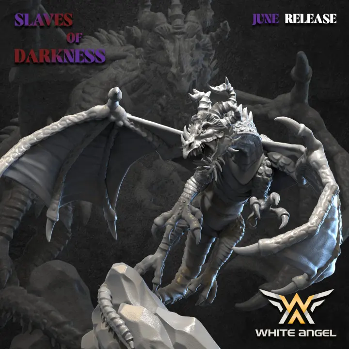 White angel - Dark elves - Dragon noir
