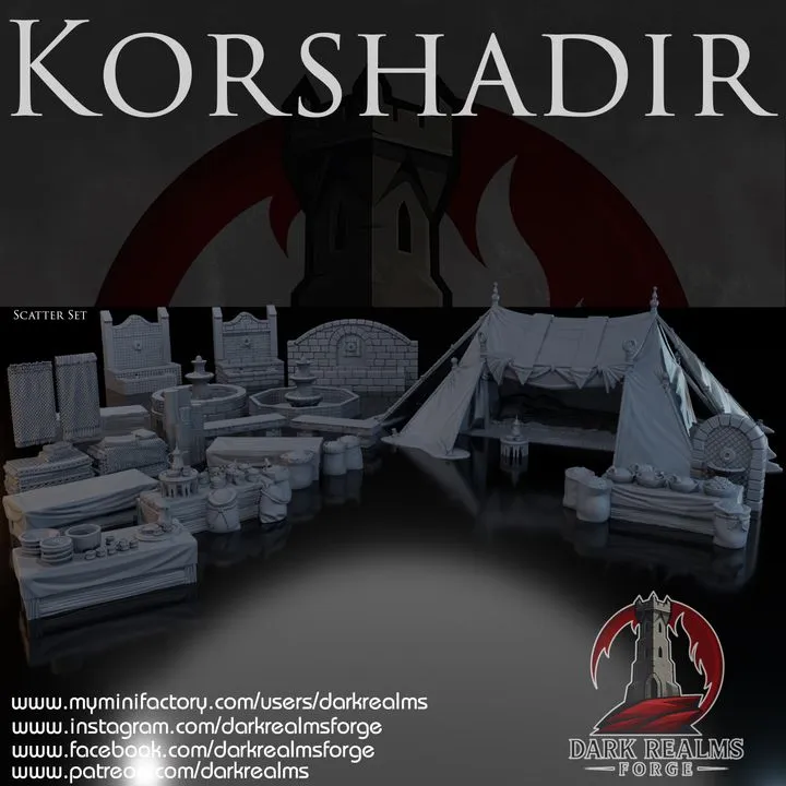 Dark realms - Korshadir - Scatter (lot) (28mm, Style 1)