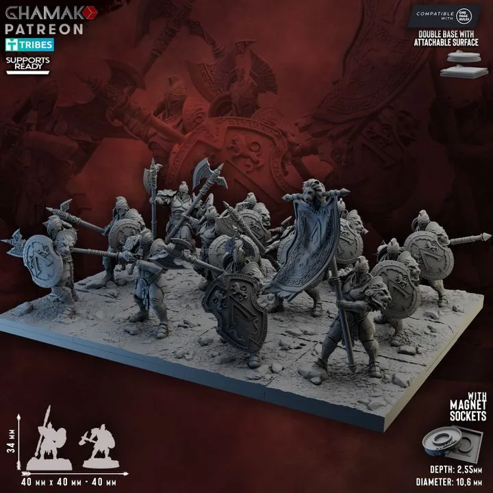 Ghamak - Spartans - Hippeis (Hallebardes)
