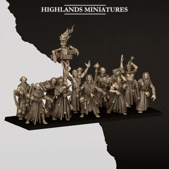 Highlands Miniatures - Empire - Zélotes fanatiques