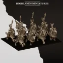Highlands Miniatures - Chevaliers sur demi-Griffons V2