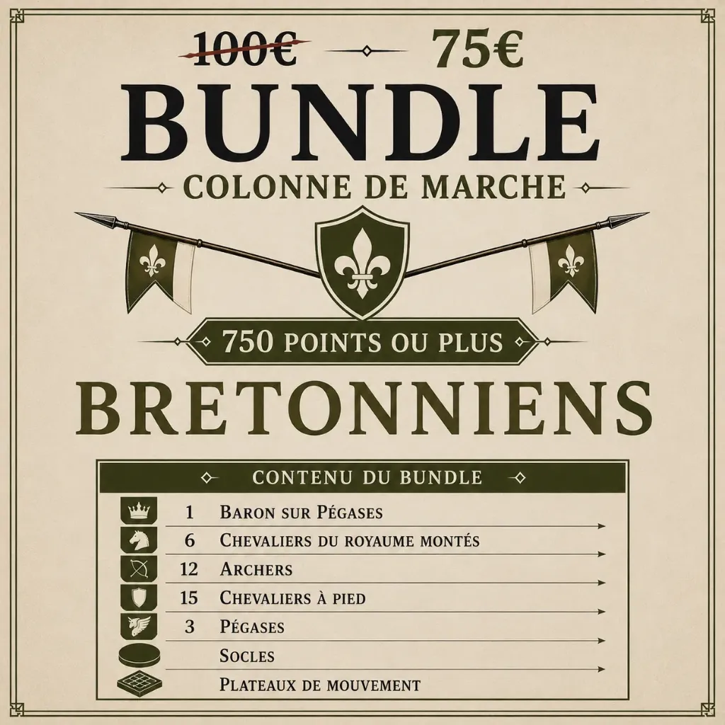 BUNDLE 750 POINTS BRETONNIENS