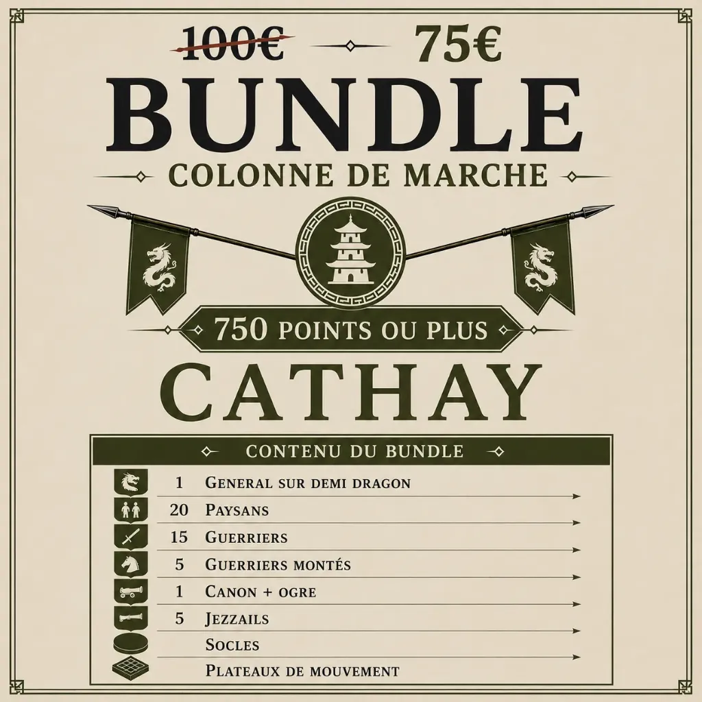 BUNDLE 750 POINTS CATHAY (28mm)