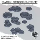 Diceverse - Décors - Lot de cratères et cratères fortifiés
