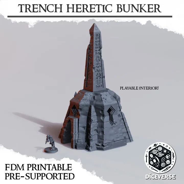 Diceverse - Décors - Bunker Hérétique (28mm)