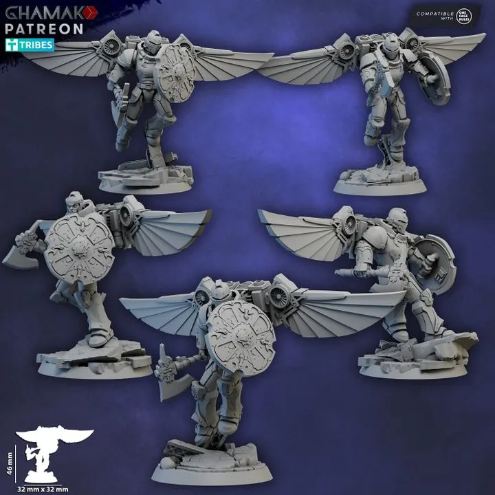 Ghamak - Sacred Heart - Shield Assault Militum (X5)